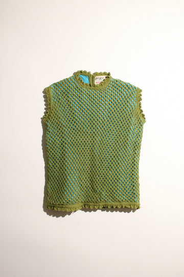 Mock Neck Wool Top (S-M)