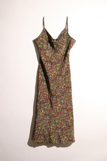 Vintage Forever 21 - Paisley Sleeveless Midi Dress (XS)