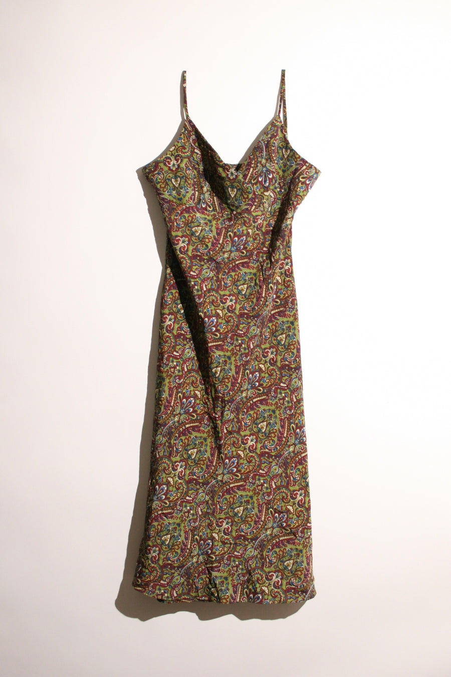 Paisley Sleeveless Midi Dress (XS)