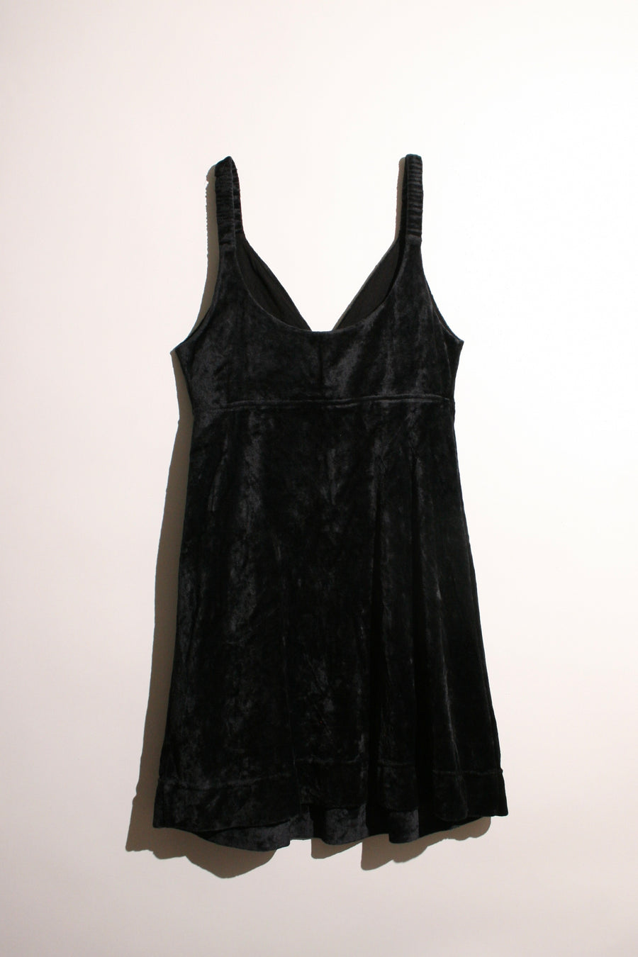Velvet Mini Dress with Pockets (S-M)