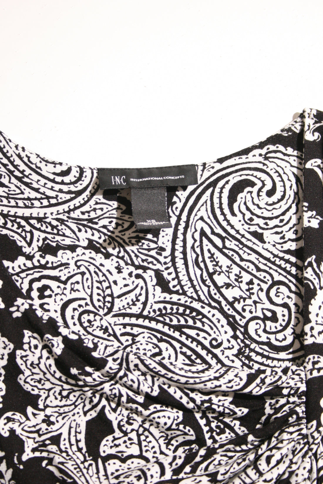 INC - Paisley Asymmetrical Top (XS)