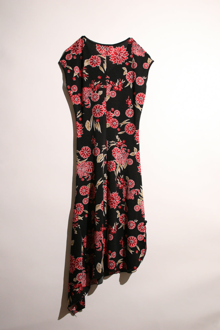 Shortsleeve Floral Midi Dress (S-M)