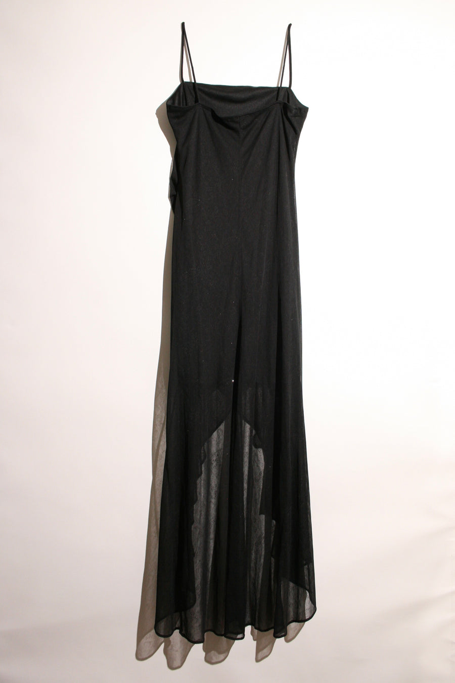 Finesse - Paisley Glittery Asymmetrical Midi Dress (L)
