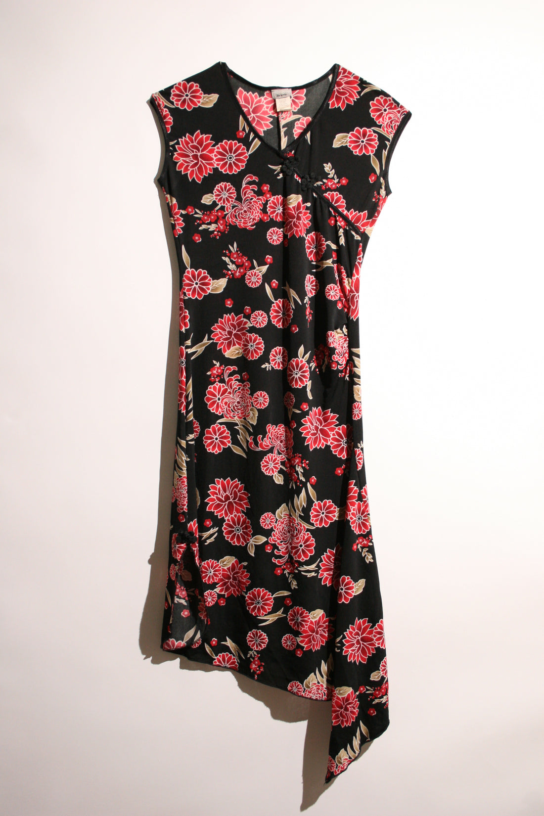 Janette - Shortsleeve Floral Midi Dress (M)