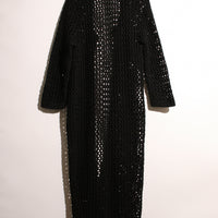 1 Market St - Knitted Long Cardigan Sweater (M)