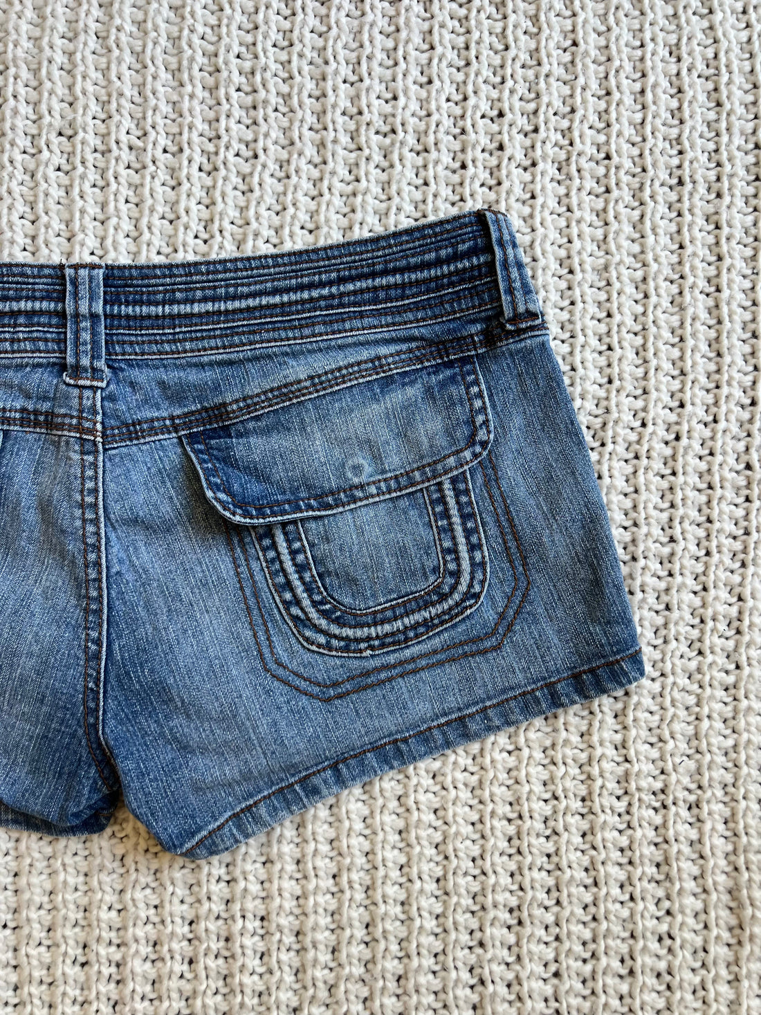 Ultra Low Waist Mini Shorts (5)