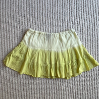 Ombre Tiered Mini Skirt (M)
