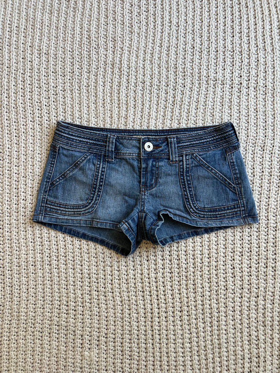 LEI - Ultra Low Waist Mini Shorts (5)
