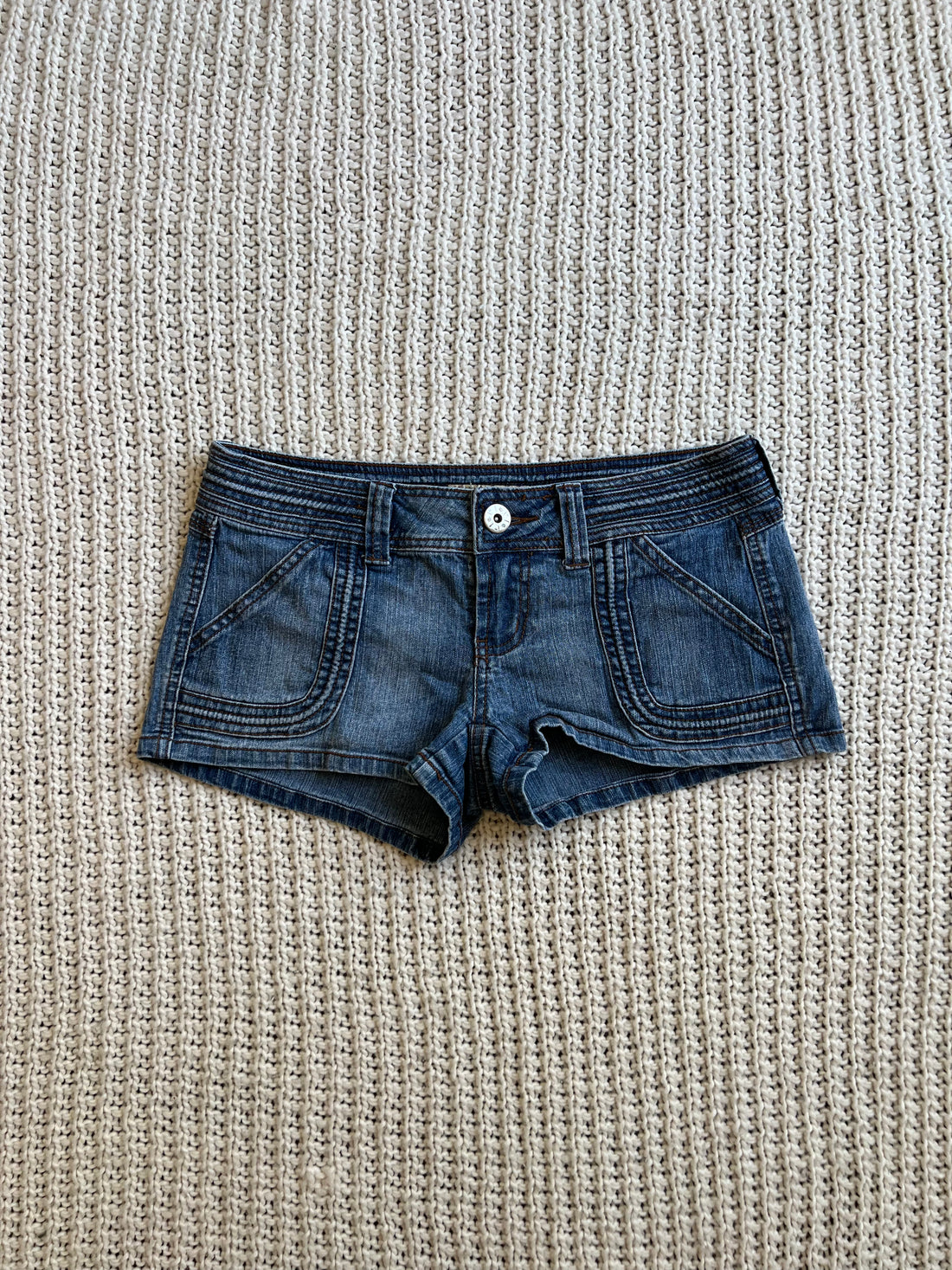 Ultra Low Waist Mini Shorts (5)