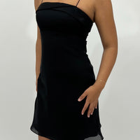 Sleeveless 60s Style Midi Dress (XS)